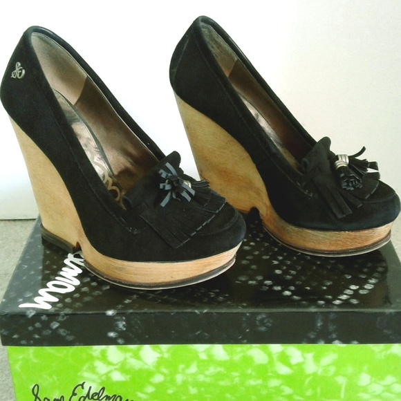 Sam Edelman Loafer Wedges - Picture 1 of 6